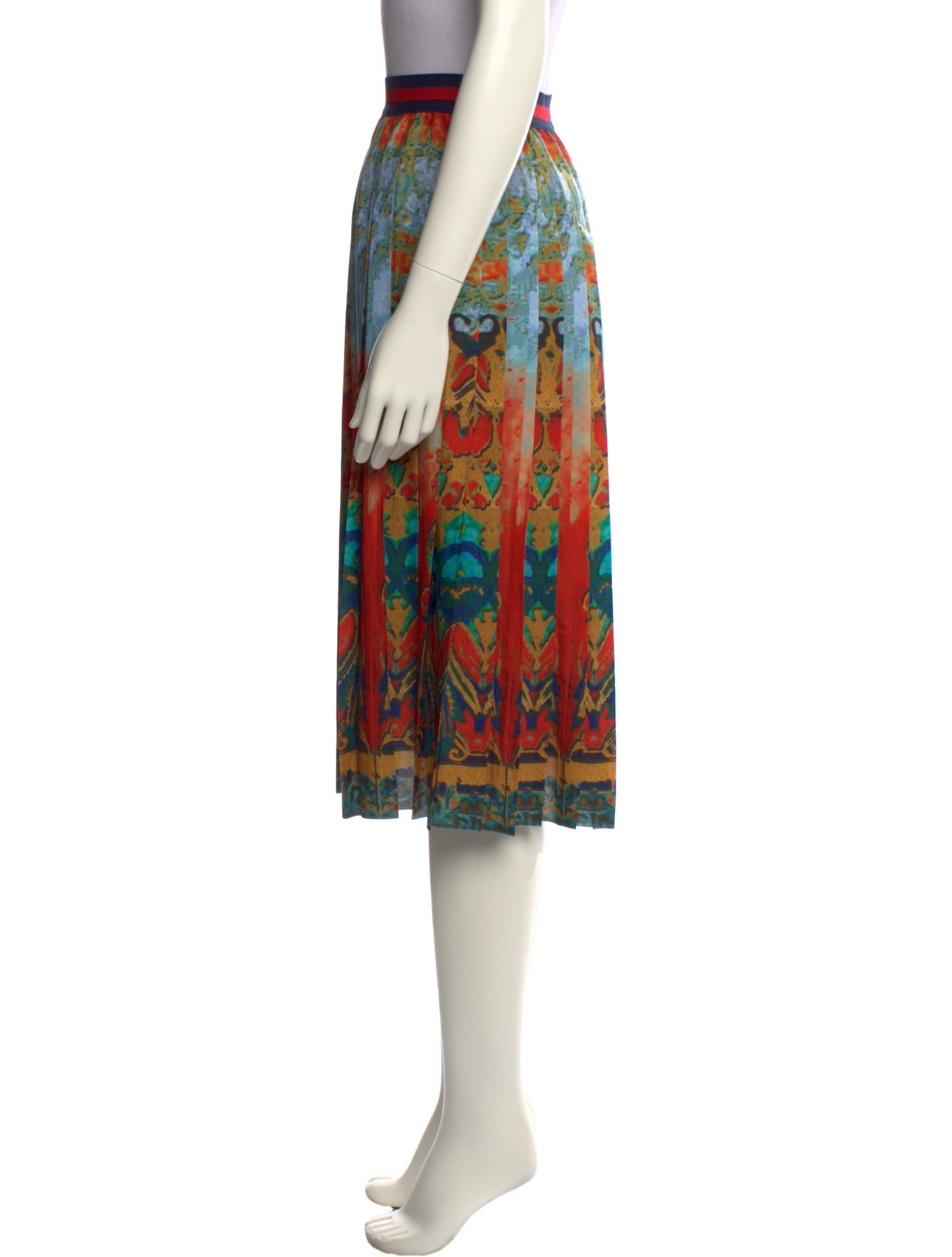 Stella Jean Printed Knee-Length Skirt