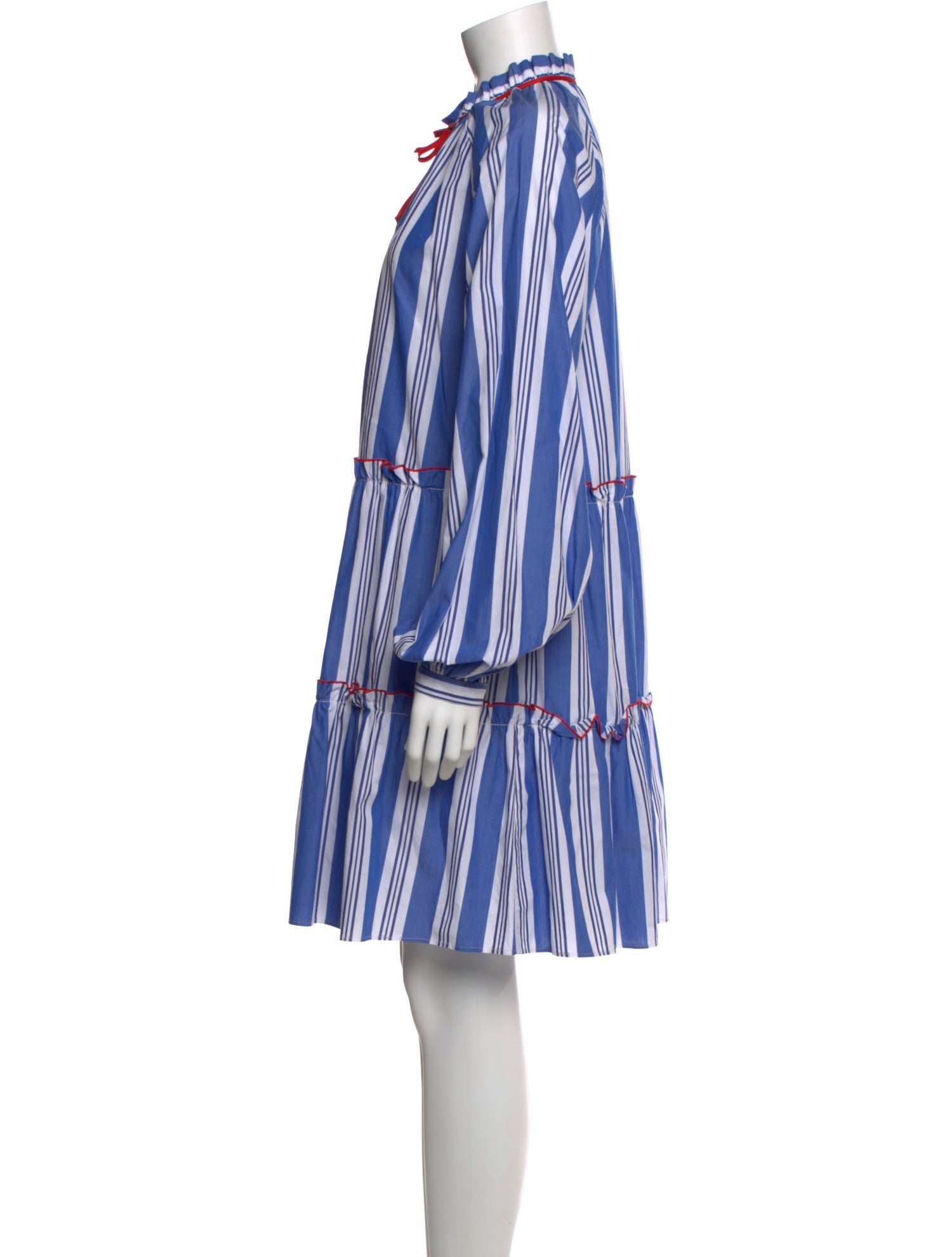 Stella Jean Striped Mini Dress