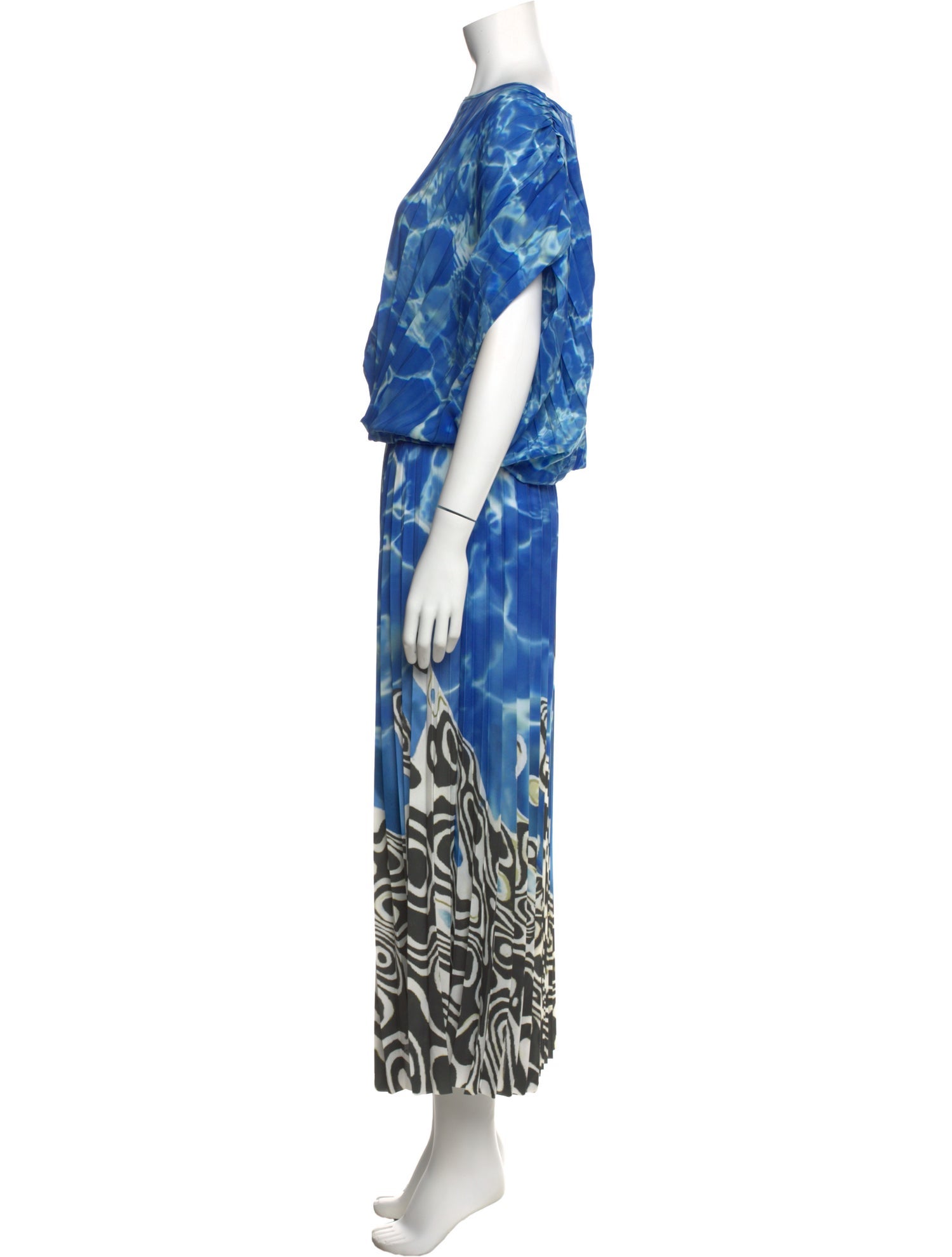 Stella Jean Printed Long Dress
