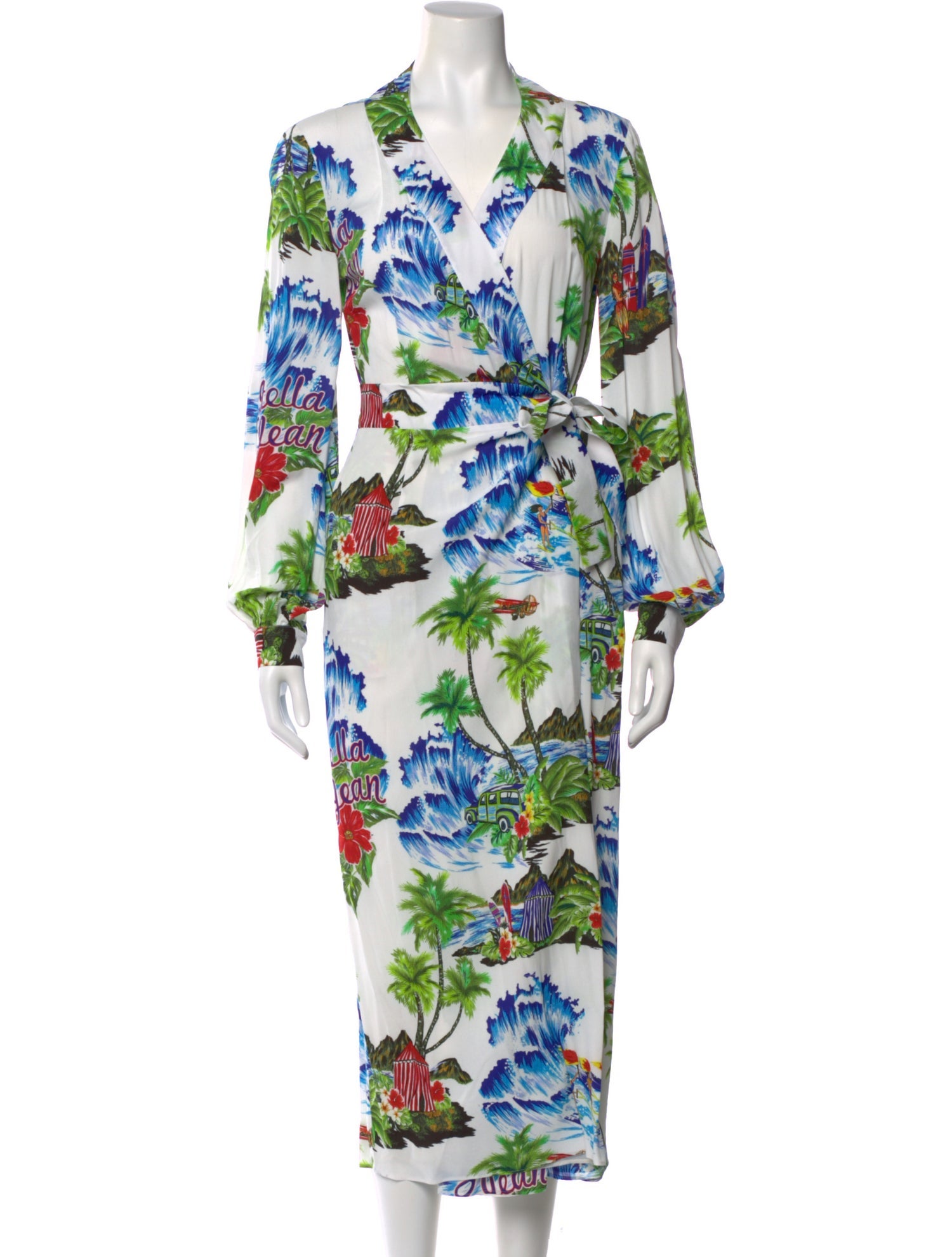 Stella Jean Floral Print Long Dress