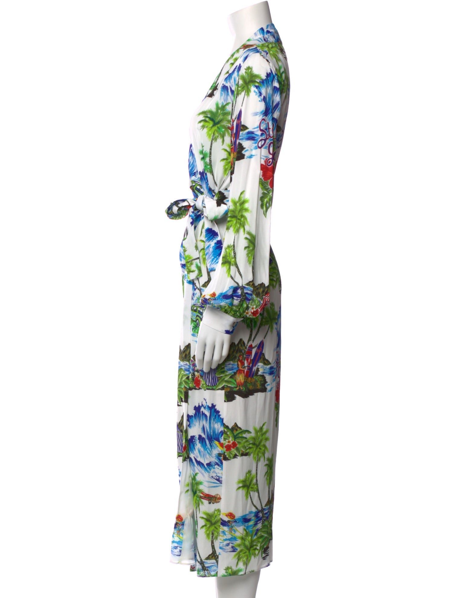 Stella Jean Floral Print Long Dress