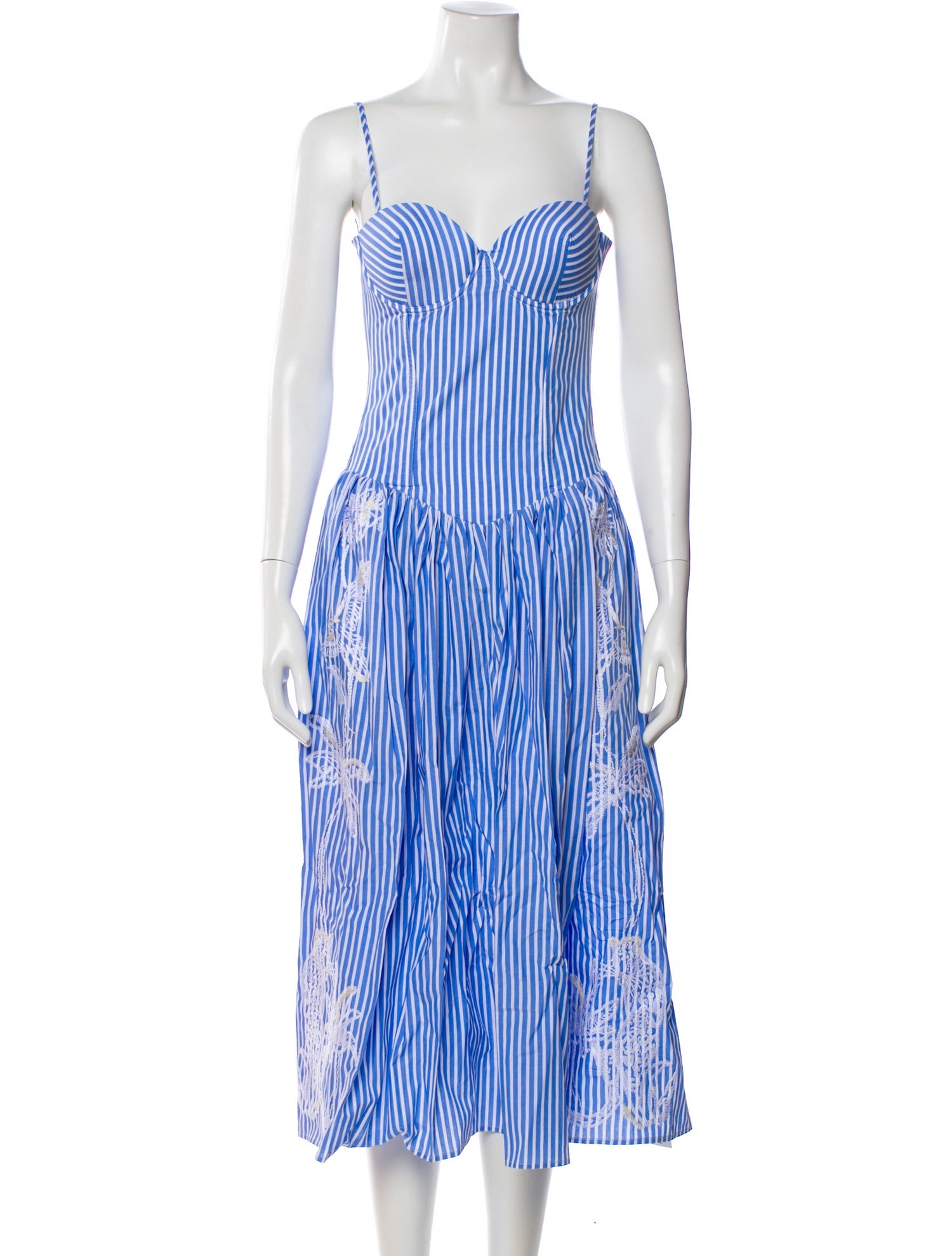 Stella Jean Striped Long Dress w/ Tags