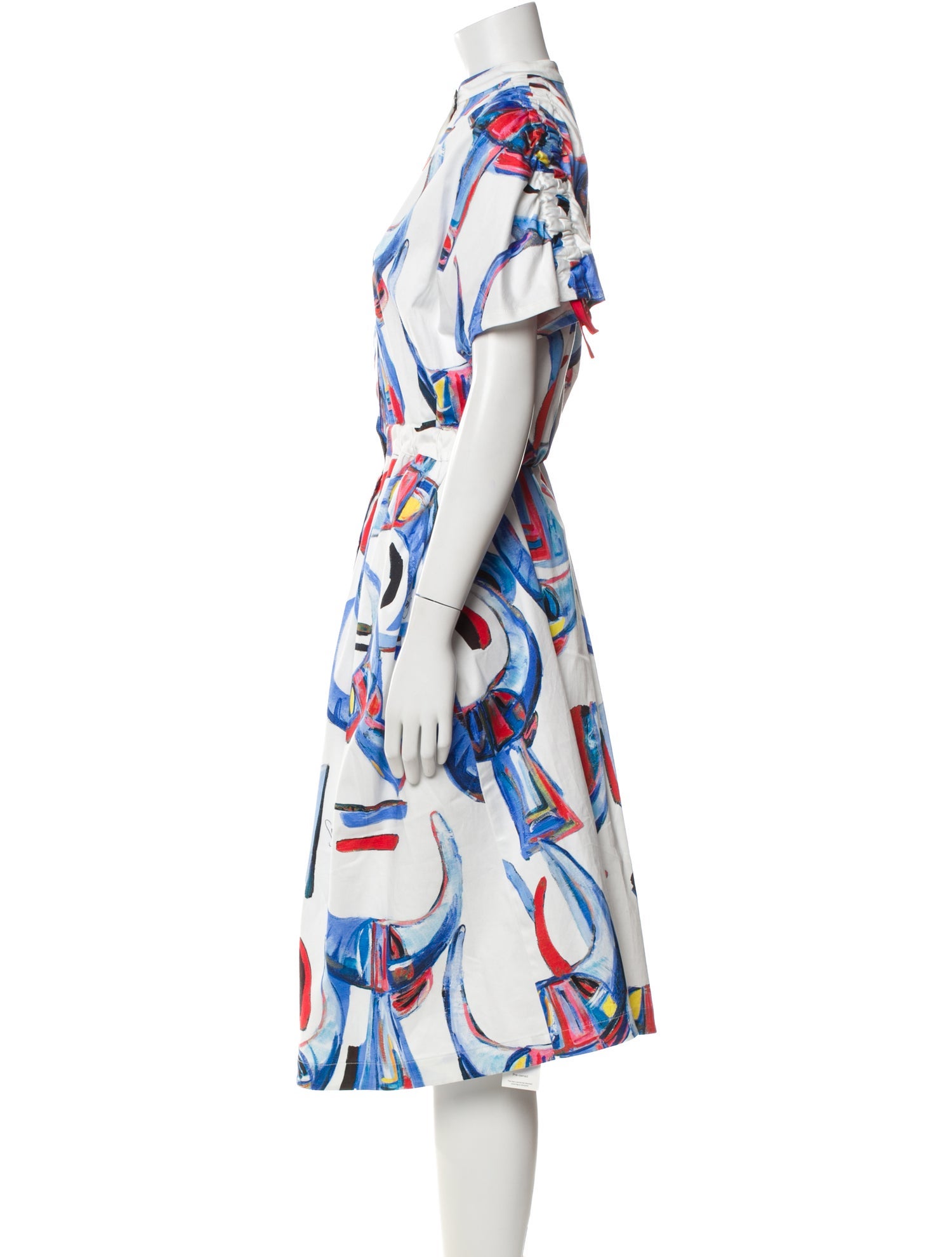 Stella Jean Printed Midi Length Dress