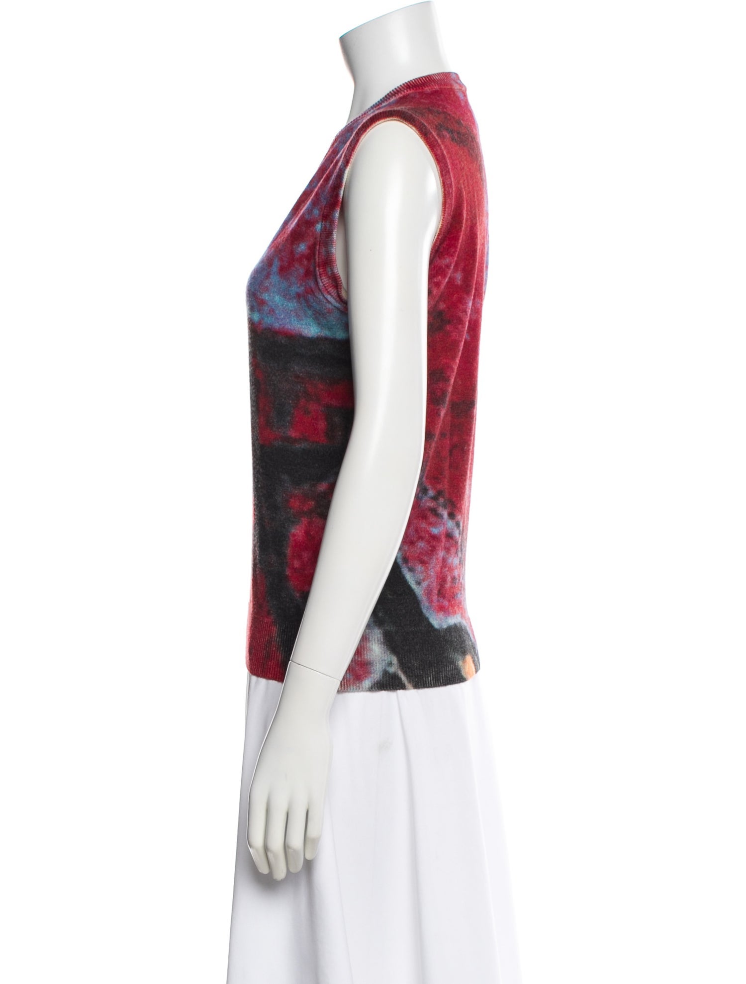 Stella Jean Merino Wool Printed Sweater