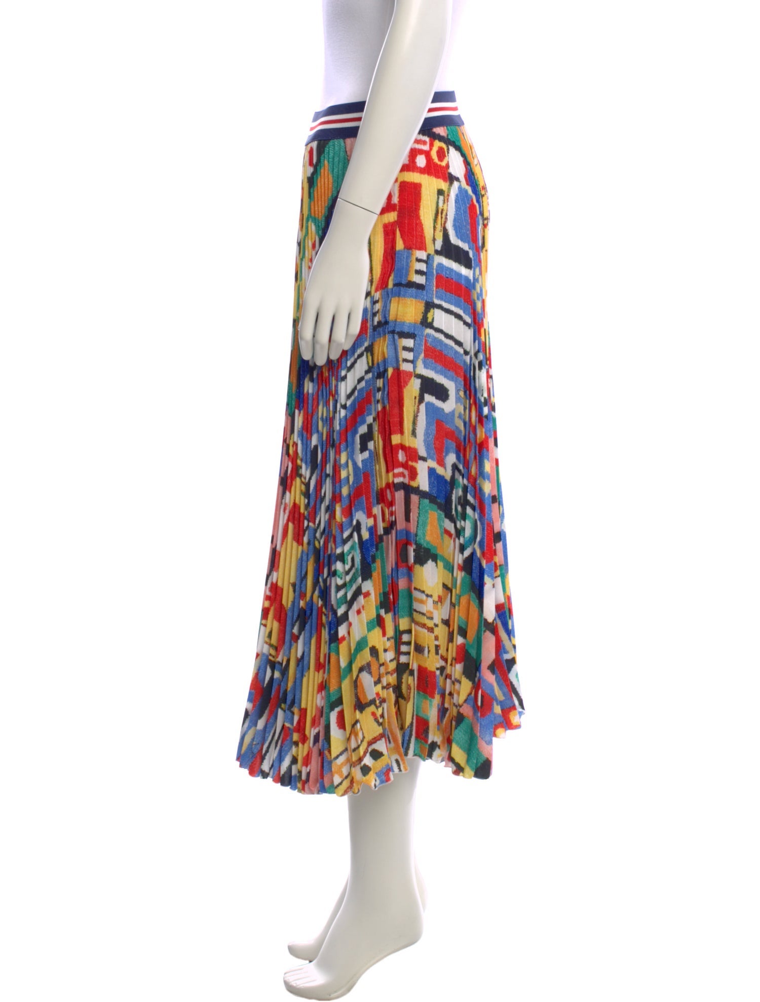 Stella Jean Printed Midi Length Skirt