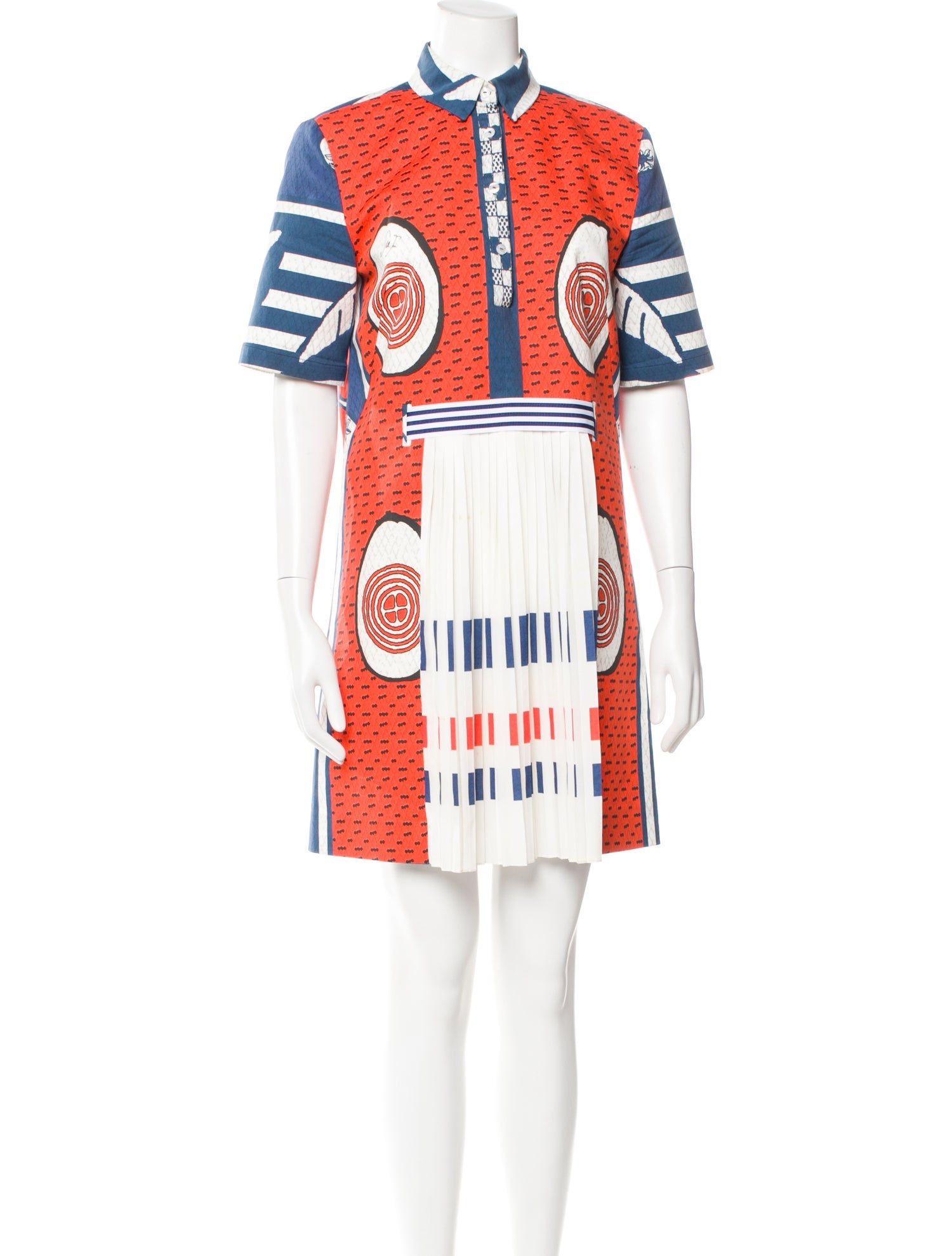 Stella Jean Graphic Print Mini Dress