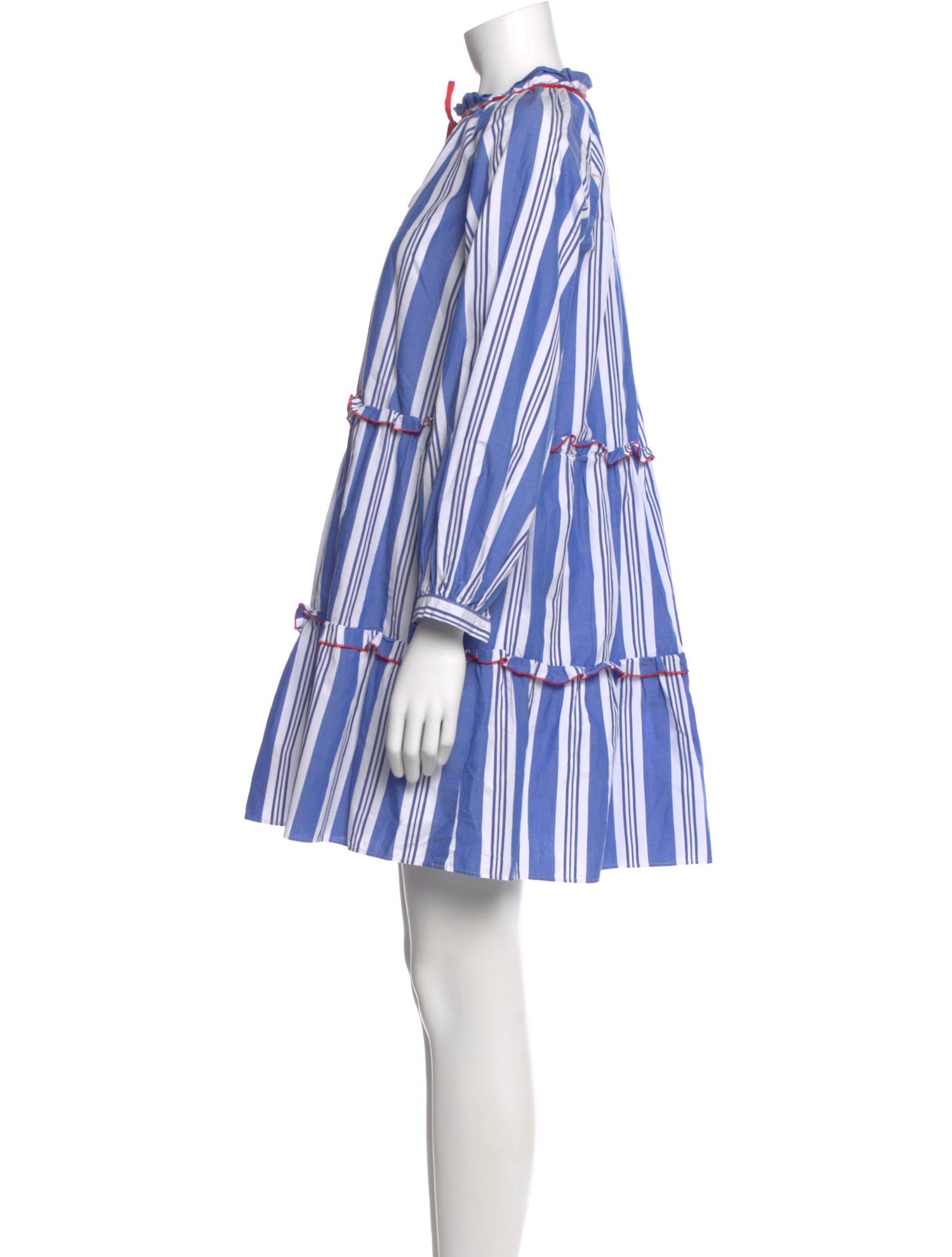 Stella Jean Striped Mini Dress