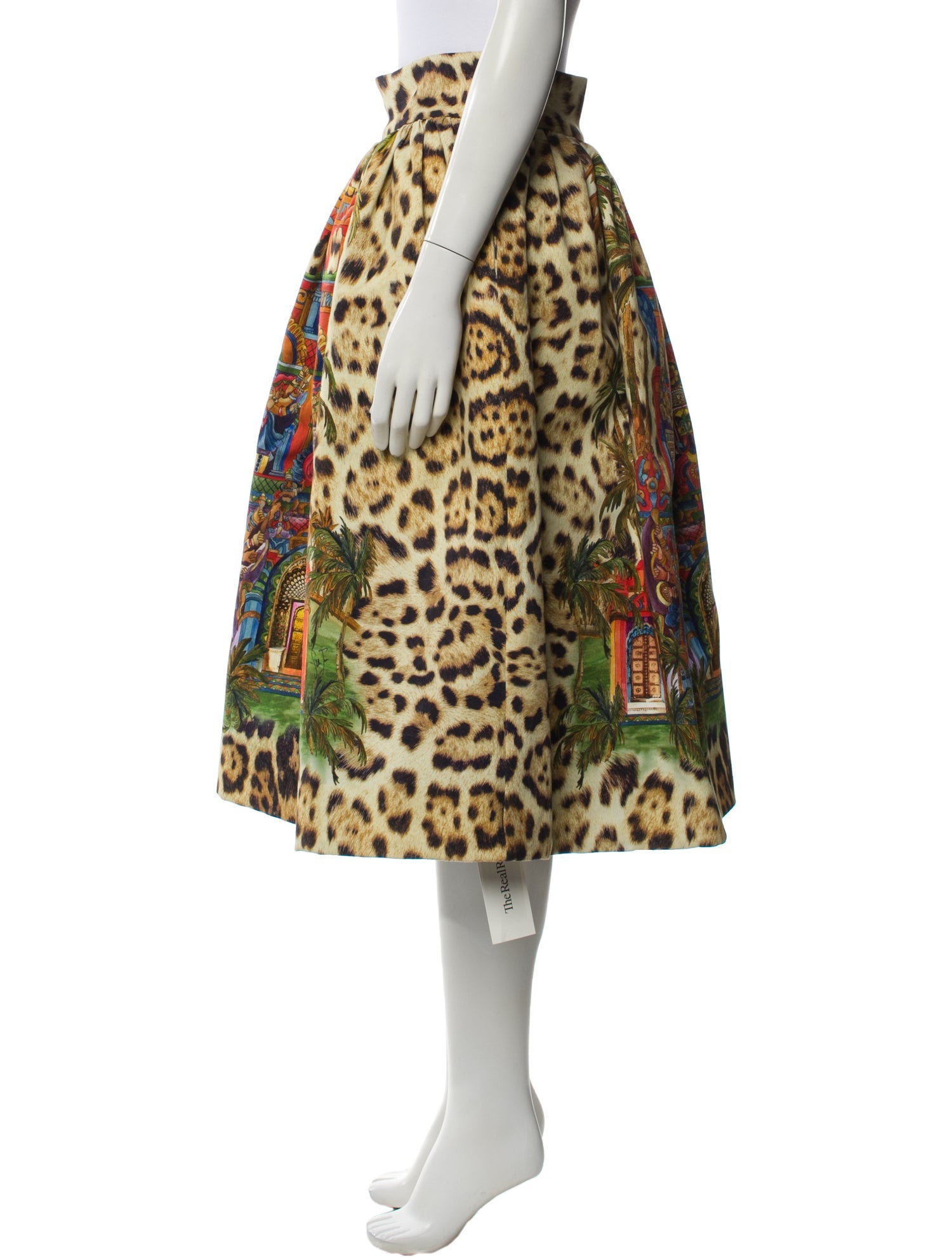 Stella Jean Wool Midi Length Skirt