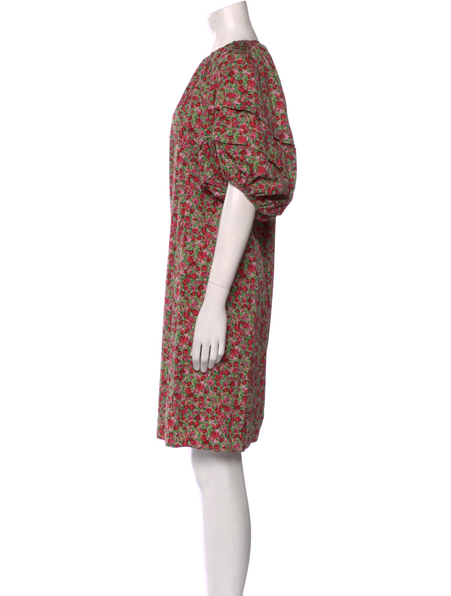 Leur Logette Floral Print Midi Length Dress