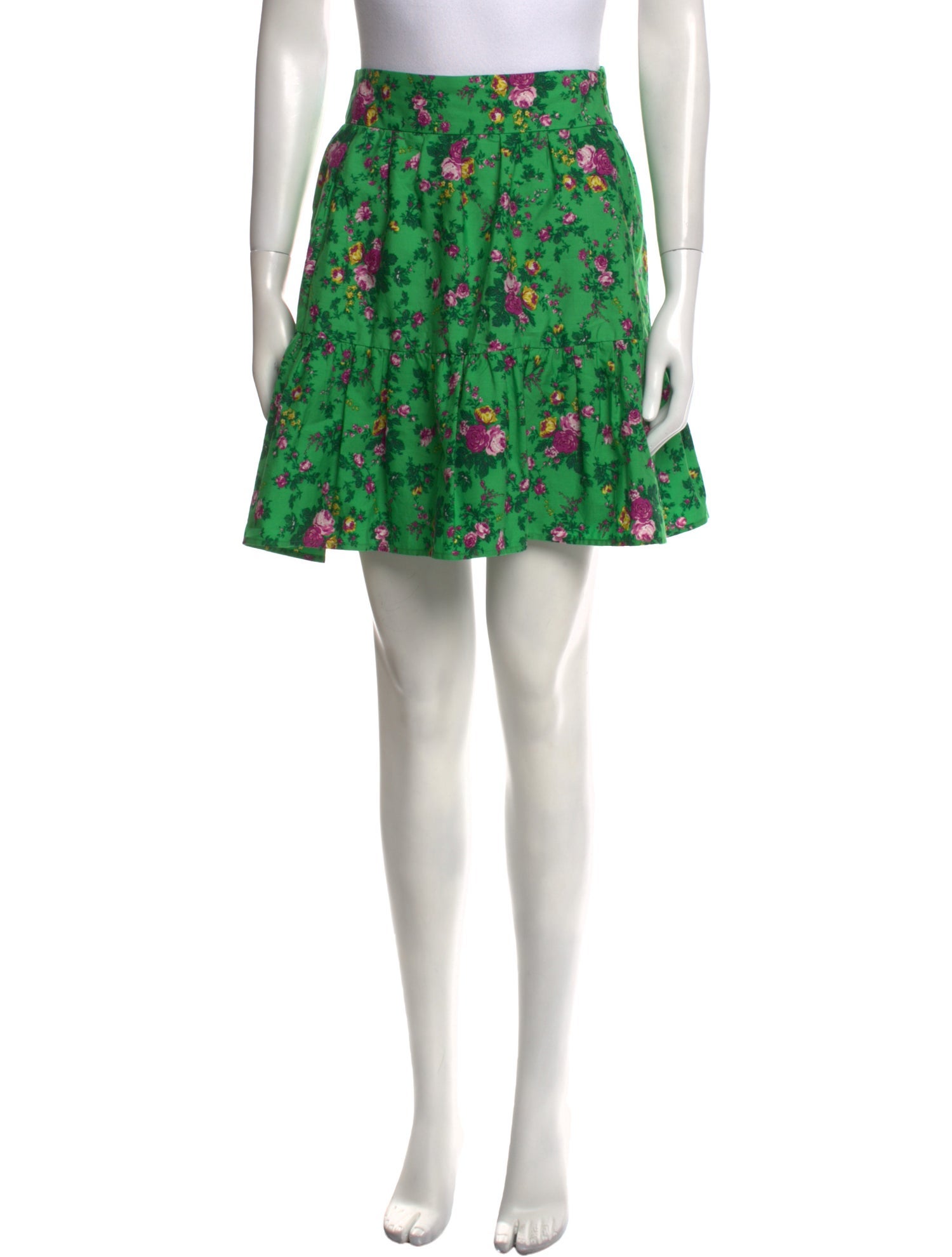 Leur Logette Floral Print Mini Skirt