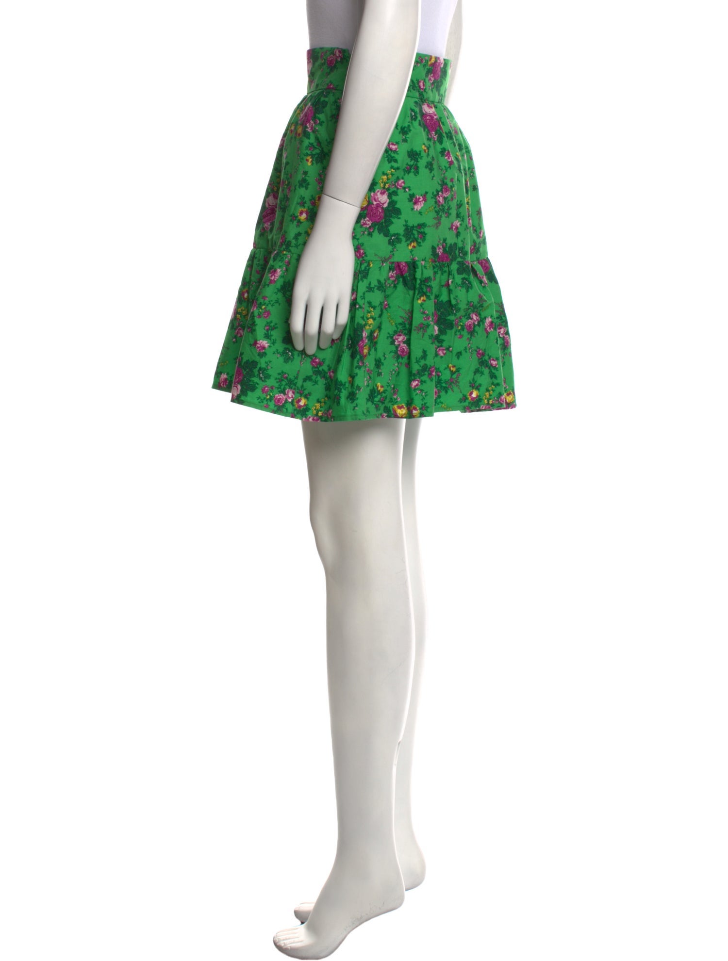 Leur Logette Floral Print Mini Skirt