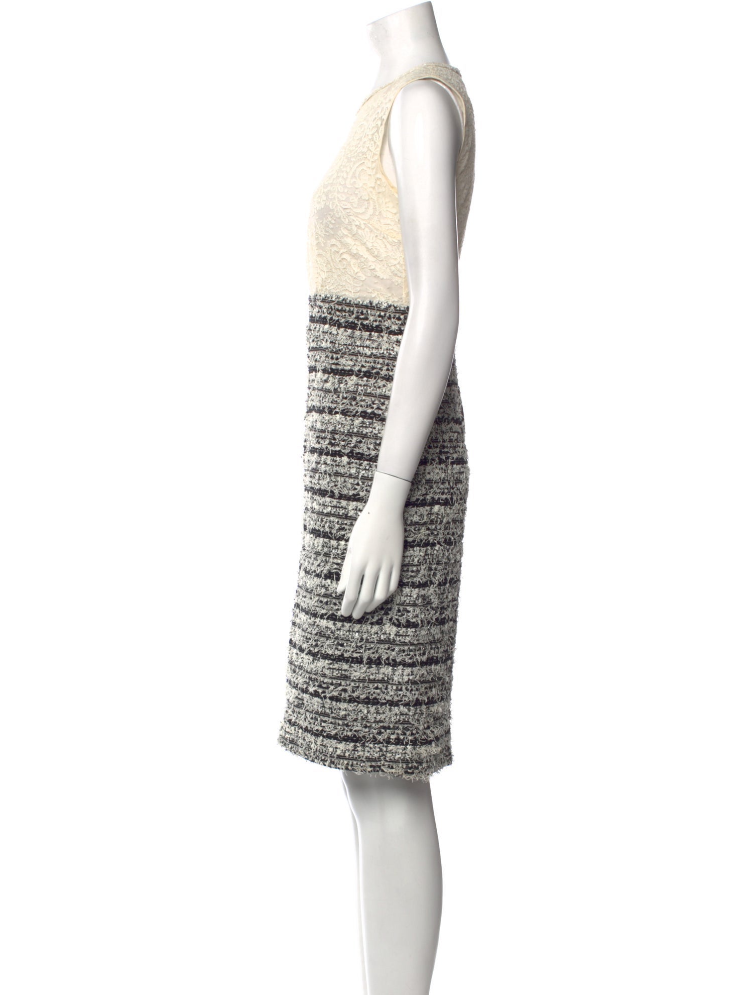 Leur Logette Striped Knee-Length Dress