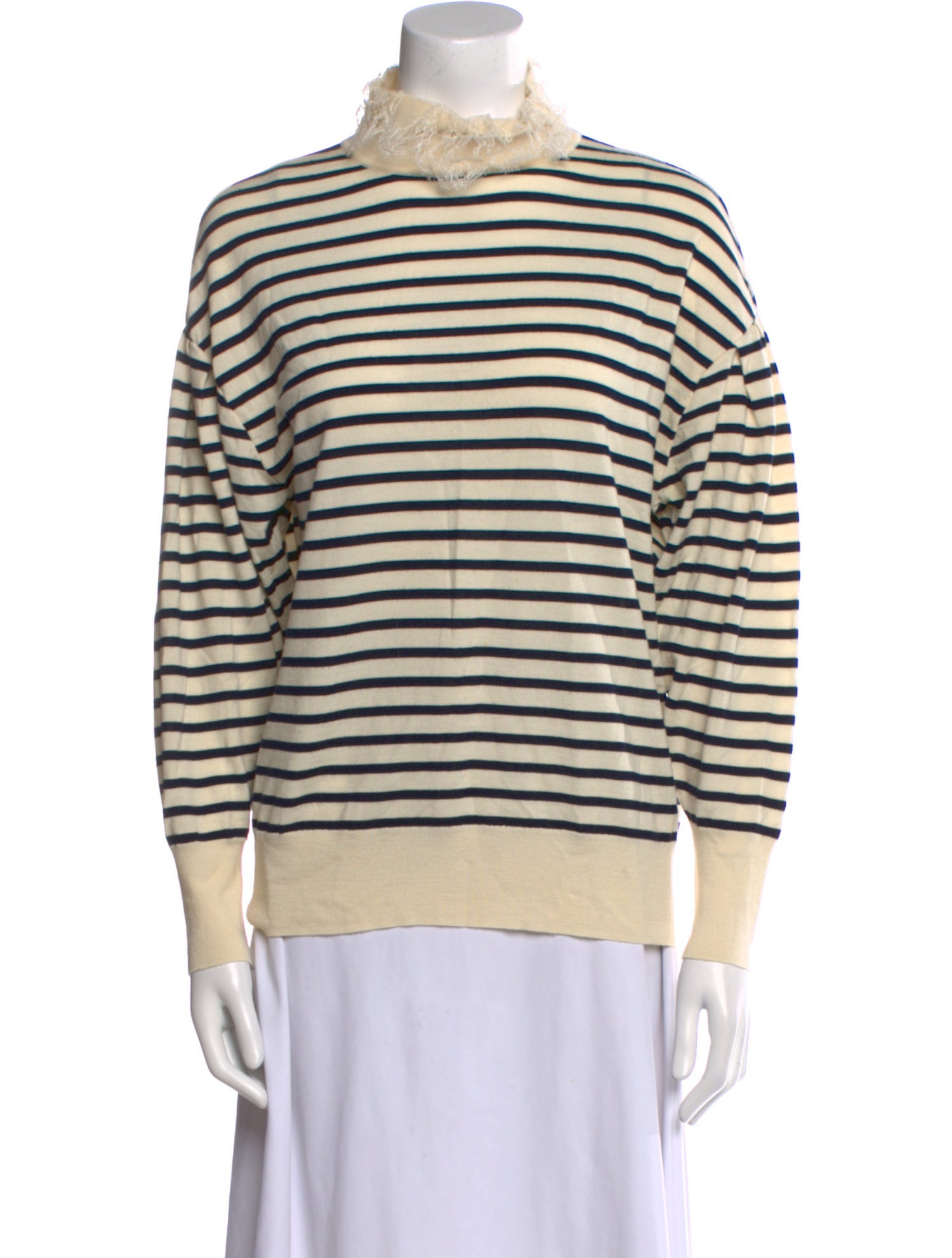 Leur Logette Striped Turtleneck Sweater