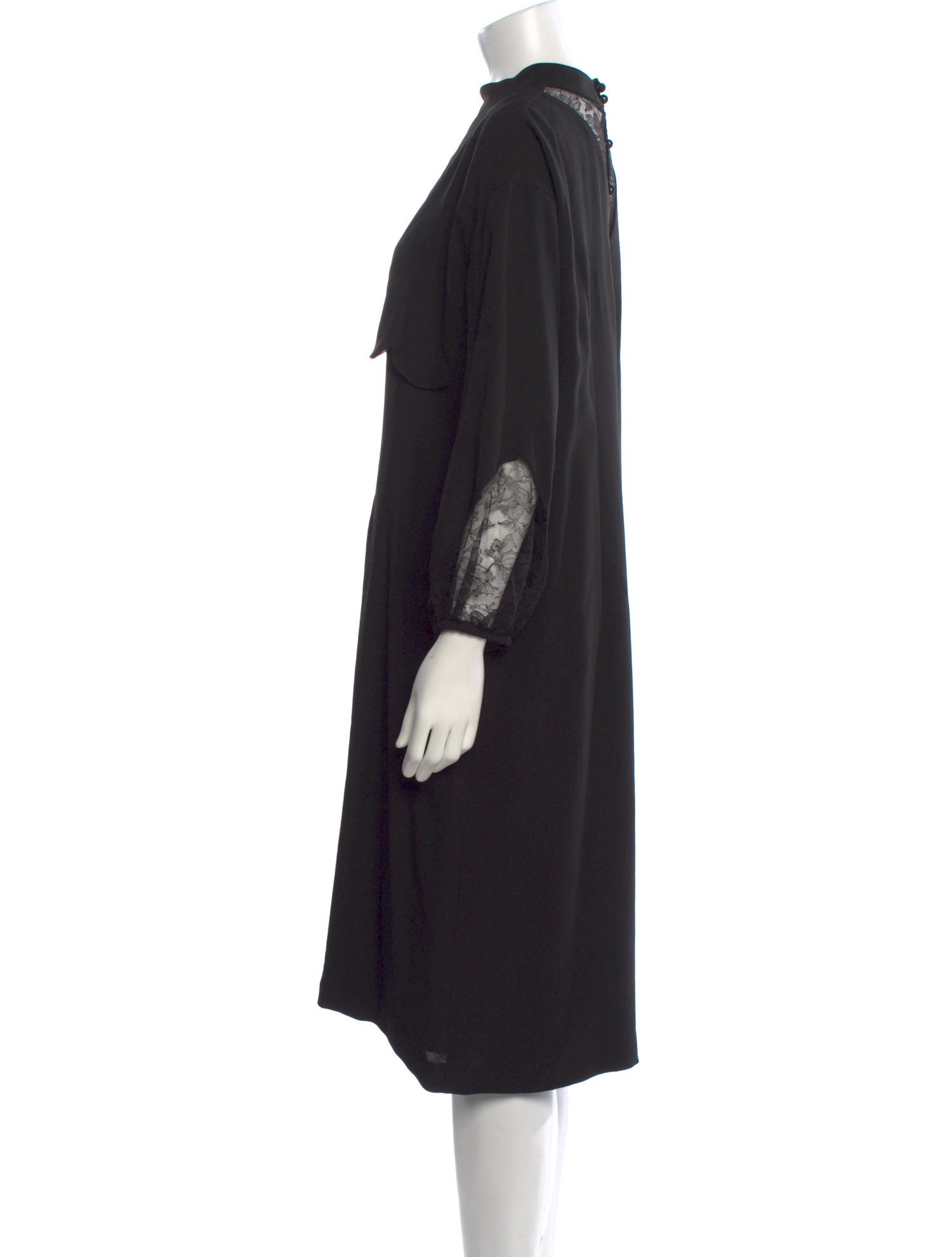 Leur Logette Mock Neck Midi Length Dress