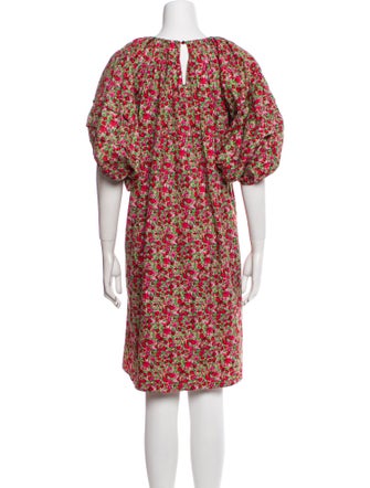 Leur Logette Floral Print Knee-Length Dress