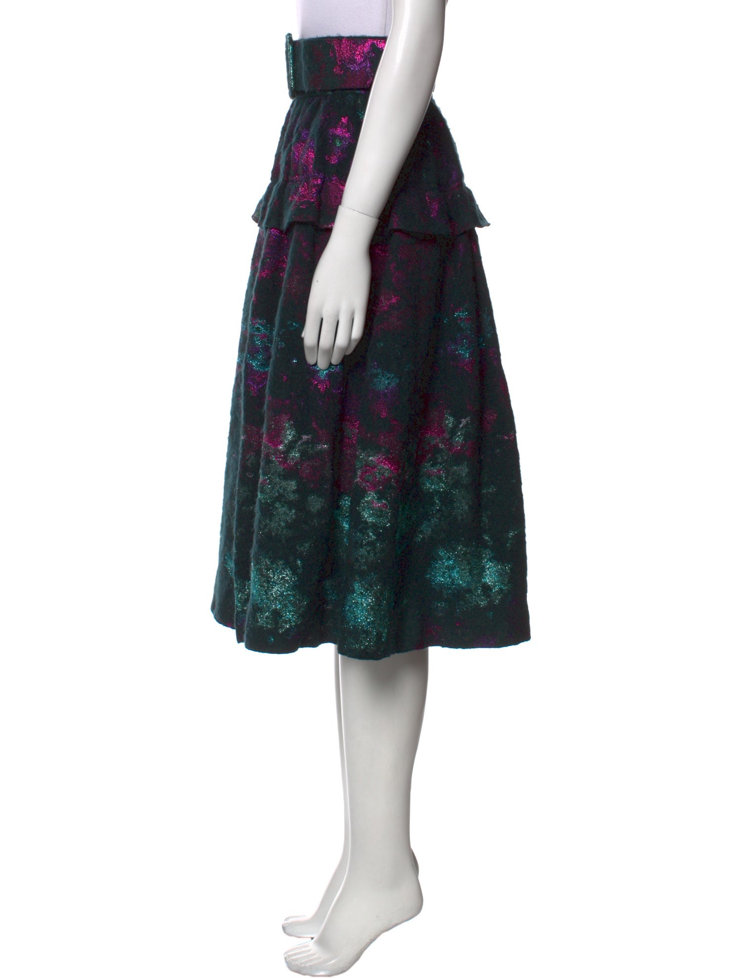 Leur Logette Patterned Knee-Length Skirt