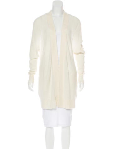 RtA Denim Distressed Cashmere Cardigan