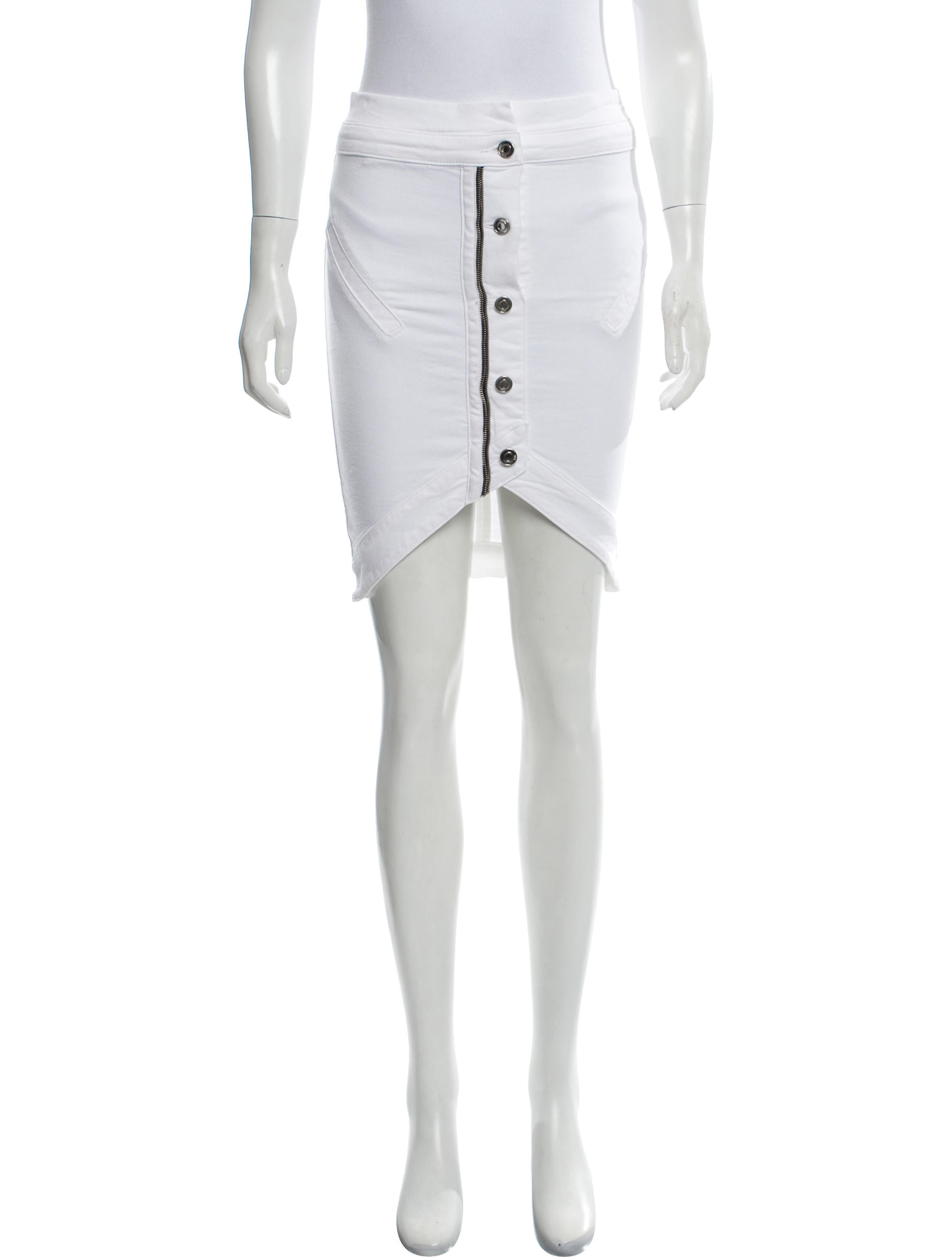 RtA Denim Blane Knee-Length Skirt