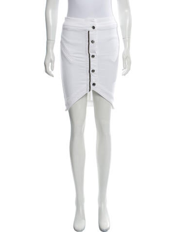 RtA Skirts Denim Blane Knee-Length Skirt S