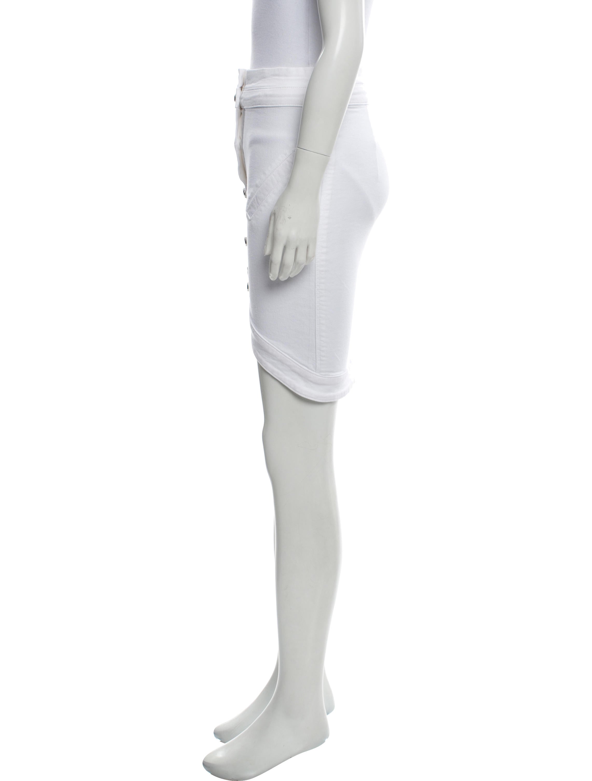 RtA Denim Blane Knee-Length Skirt