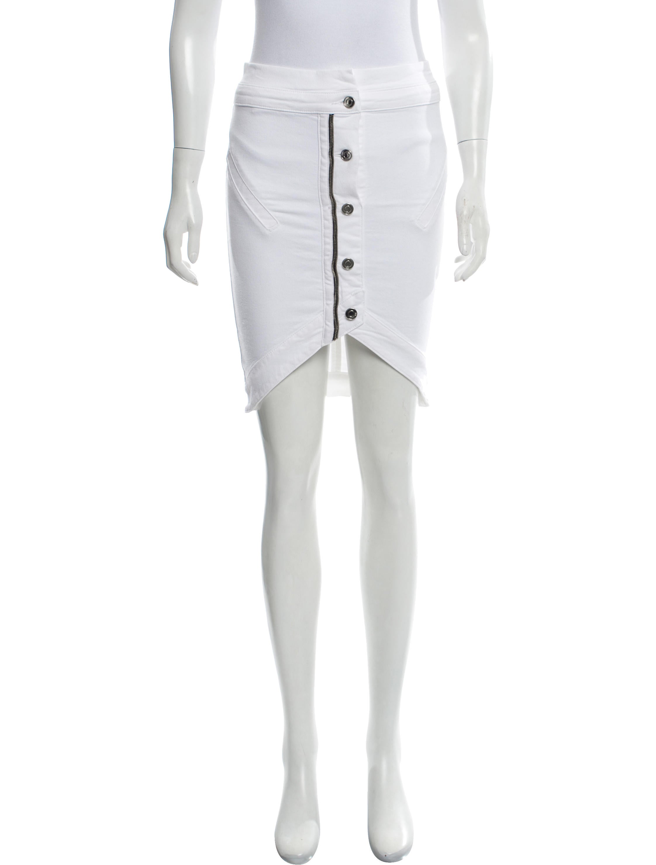 RtA Denim Blane Knee-Length Skirt