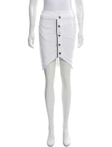 RtA Skirts Denim Blane Knee-Length Skirt S