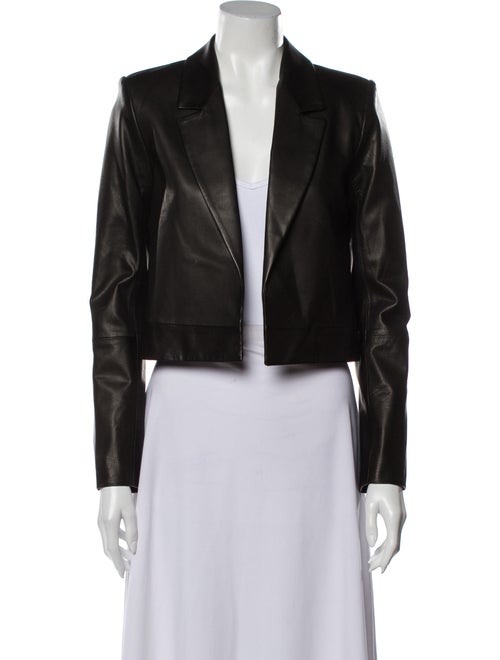 RtA Denim Calf Leather Blazer Denim
