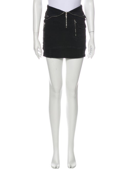 RtA Denim Mini Skirt Denim