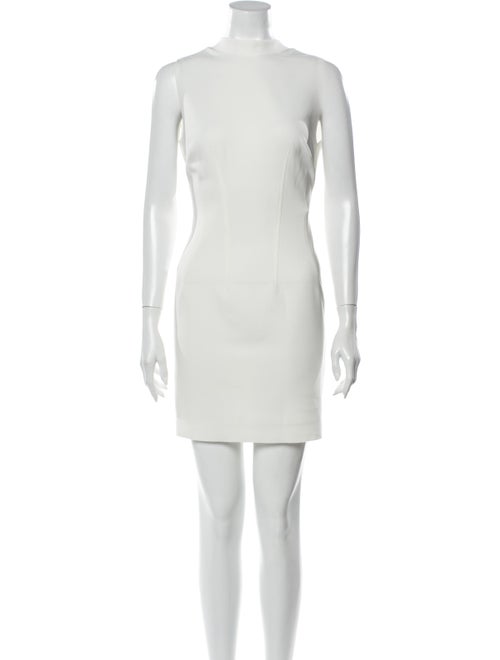 RtA Denim Mock Neck Mini Dress Denim