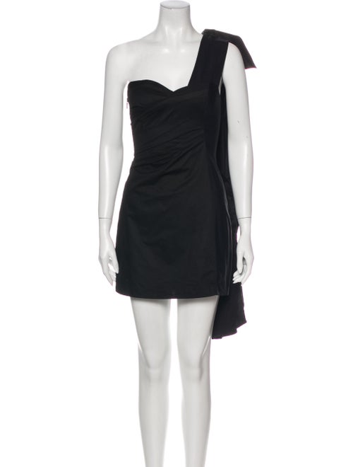 RtA Denim One-Shoulder Mini Dress Denim