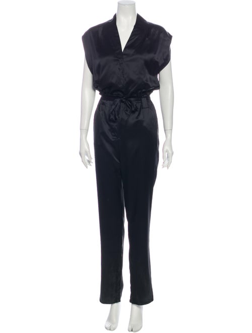 RtA Denim V-Neck Jumpsuit Denim
