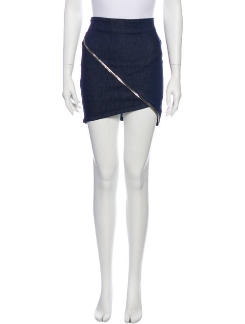 RtA Denim Mini Skirt Denim