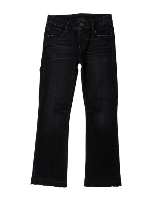 RtA Denim Low-Rise Straight Leg Jeans Denim