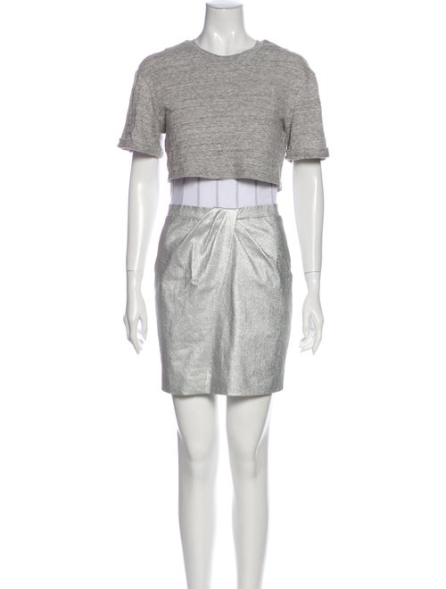 RtA Denim Crew Neck Mini Dress w/ Tags Denim
