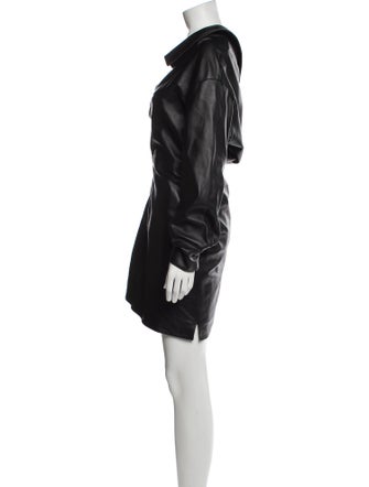 RtA Lambskin Mini Dress