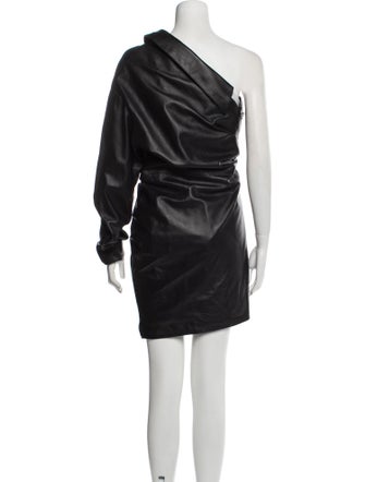 RtA Lambskin Mini Dress