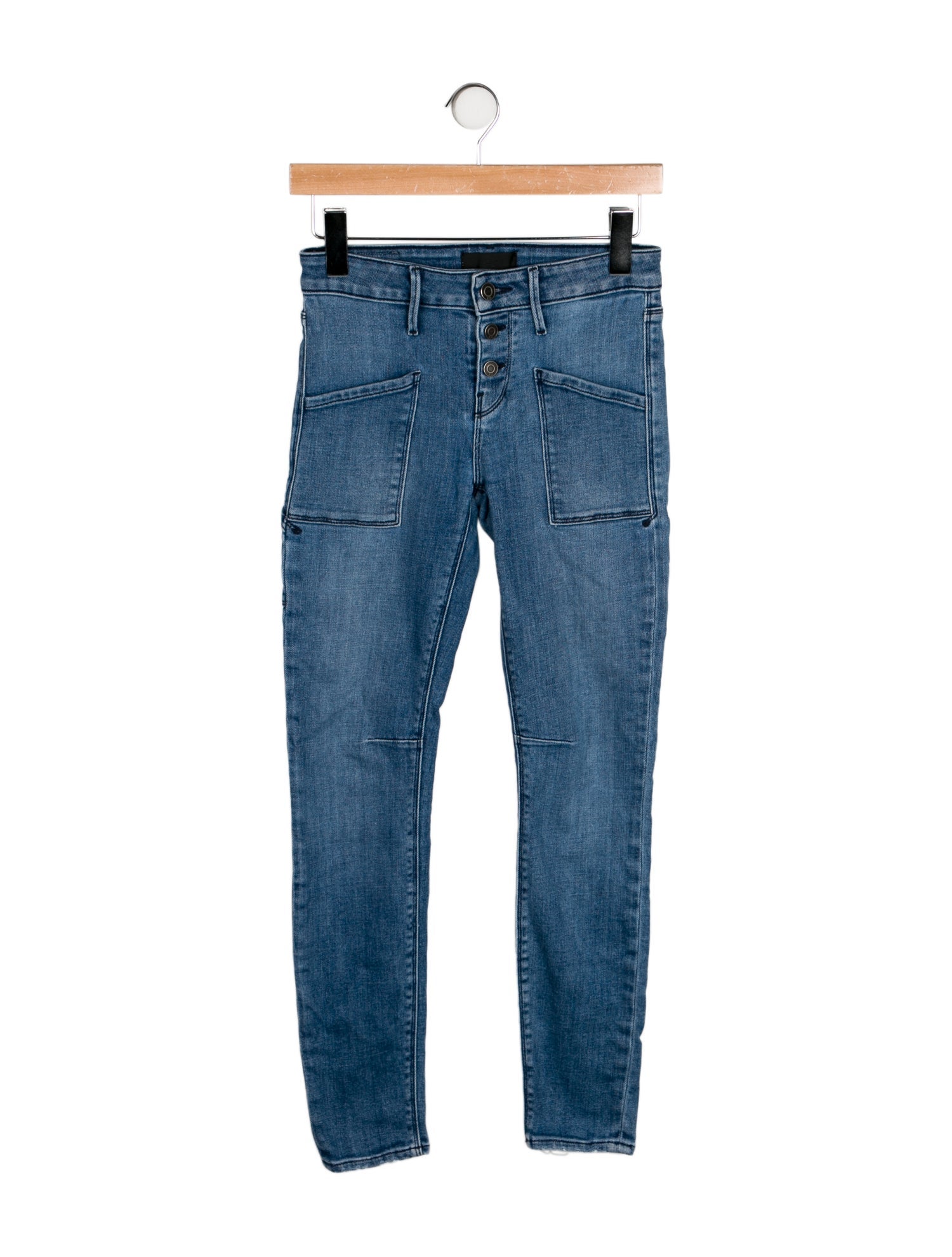 RtA Mid-Rise Skinny Leg Jeans