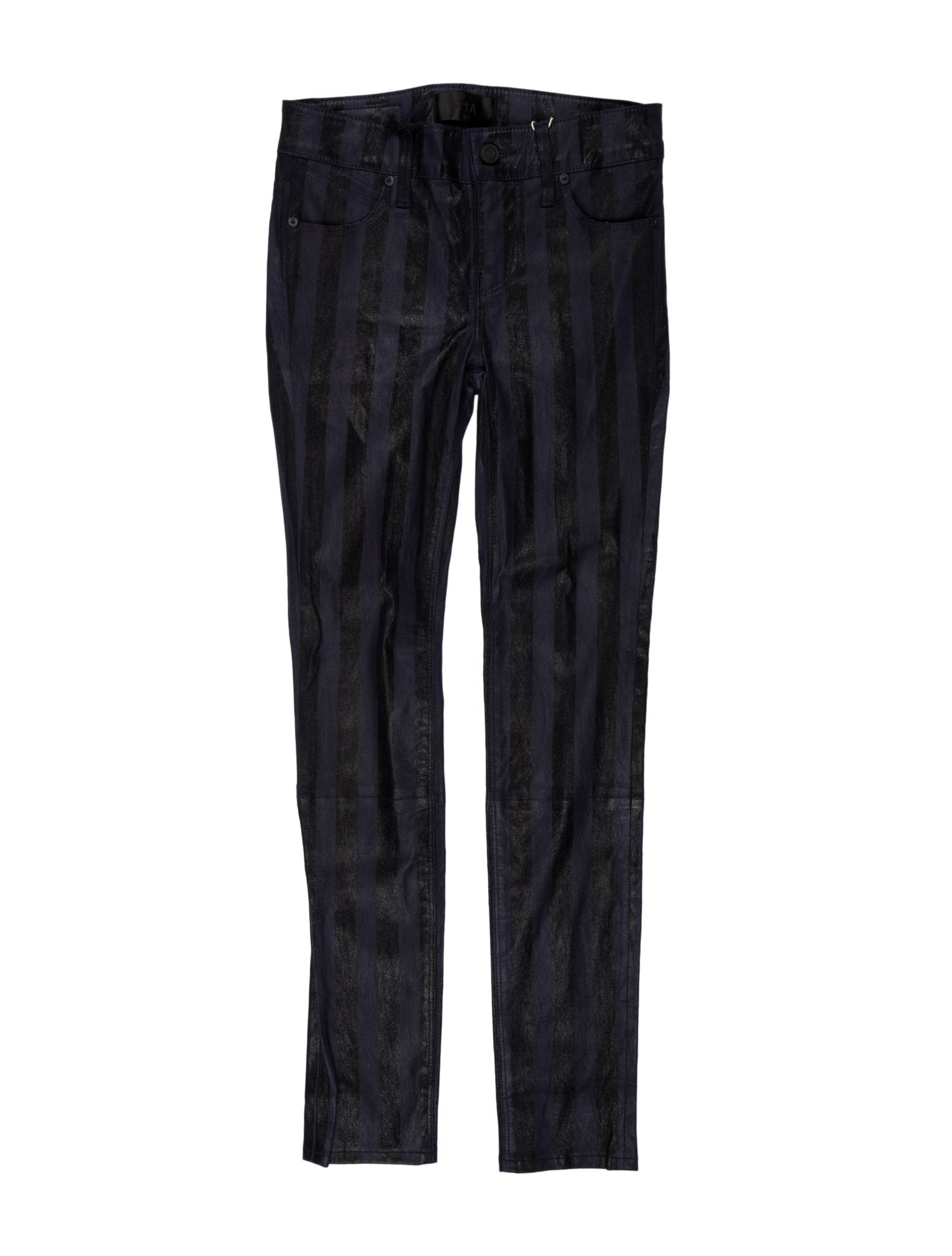 RtA Lamb Leather Skinny Leg Pants