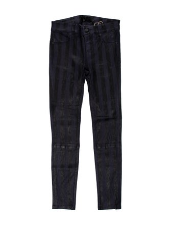 RtA Lambskin Skinny Leg Pants