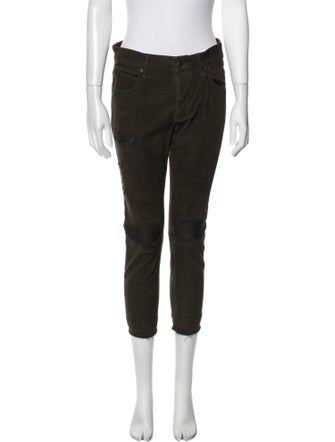 RtA Lamb Leather Skinny Leg Pants