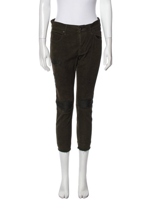 RtA Lamb Leather Skinny Leg Pants