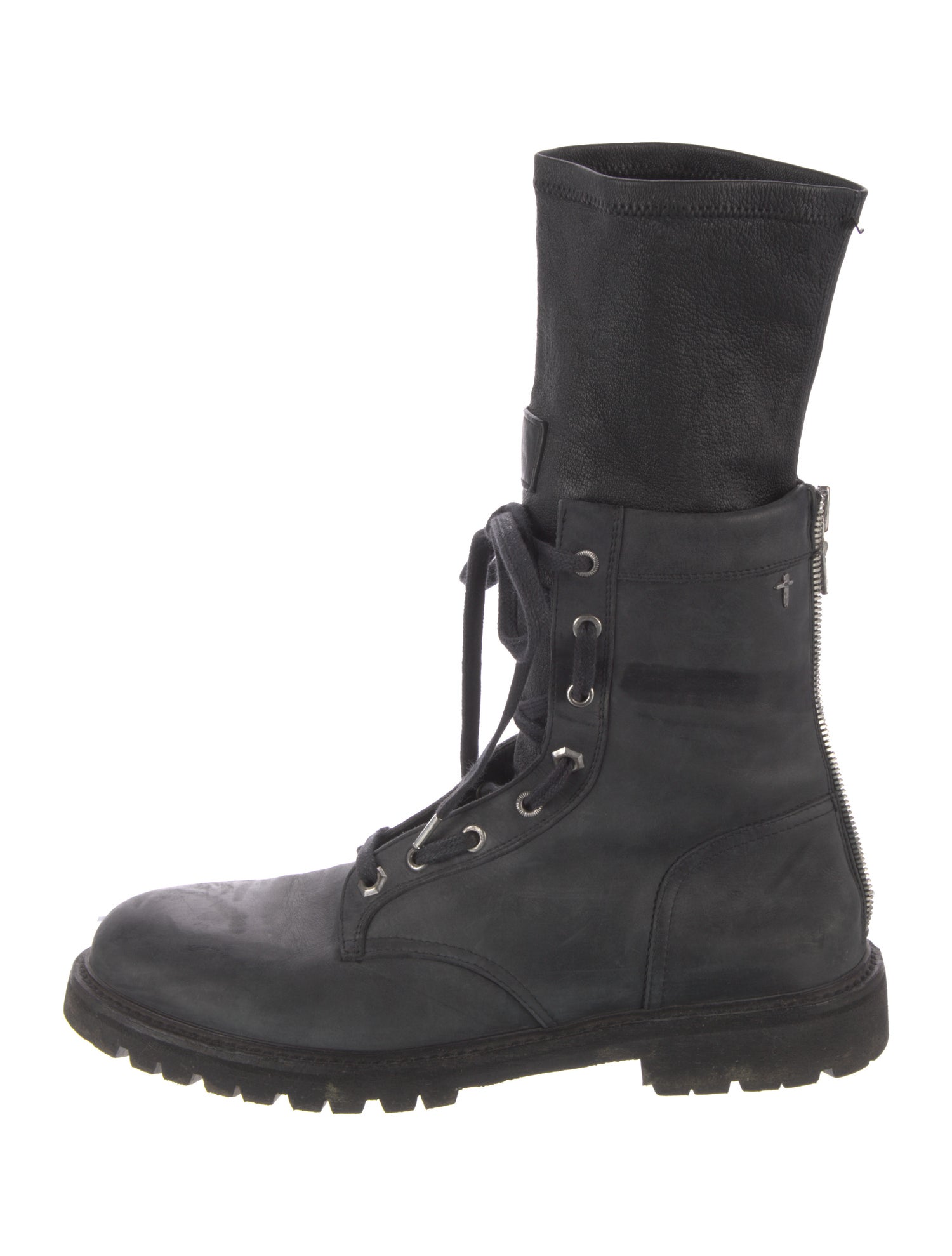 RtA Leather Combat Boots