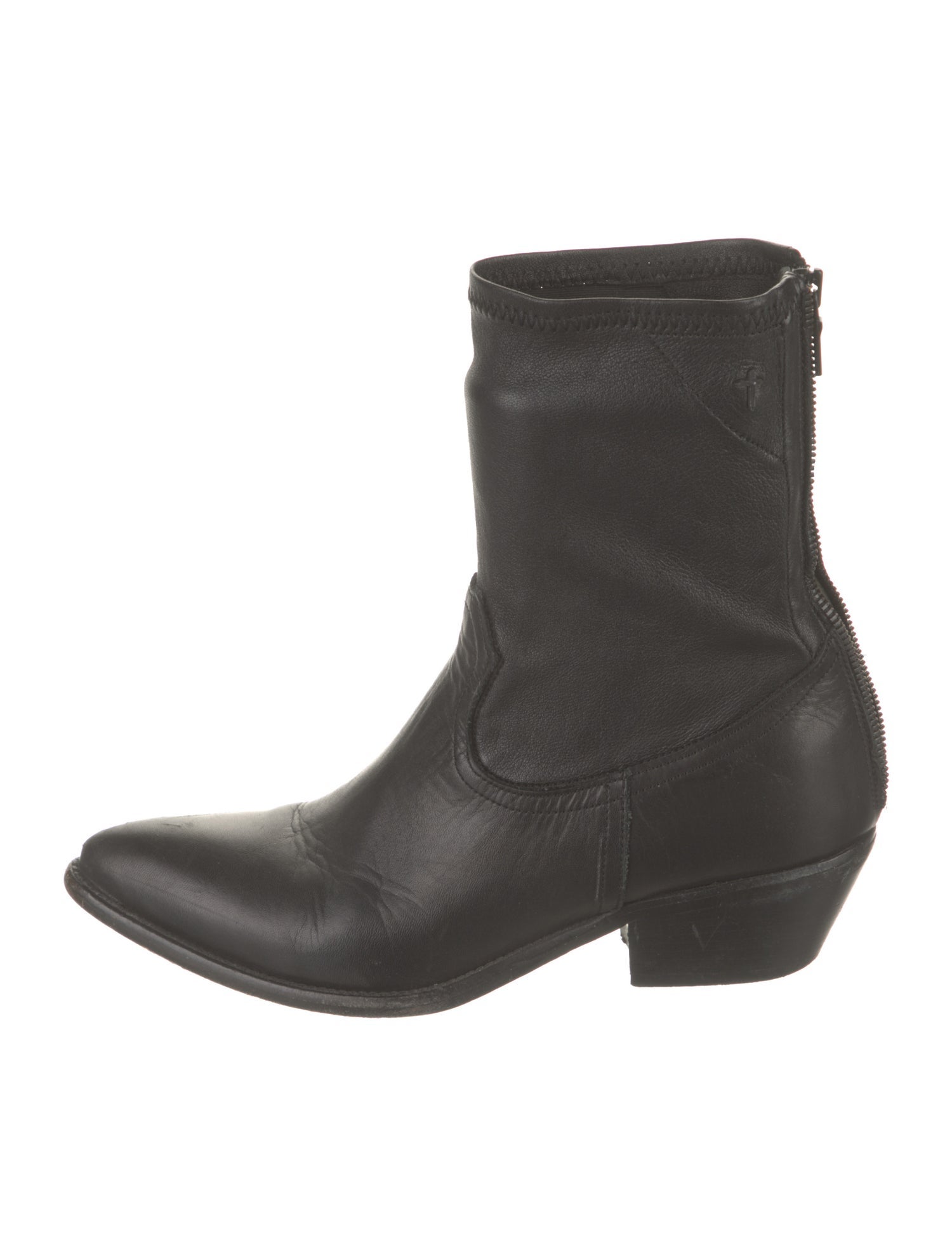 RtA Leather Sock Boots