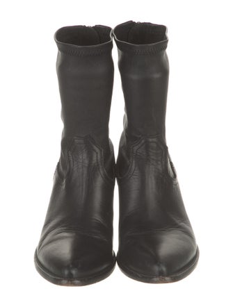 RtA Leather Sock Boots