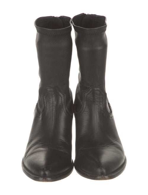 RtA Leather Sock Boots