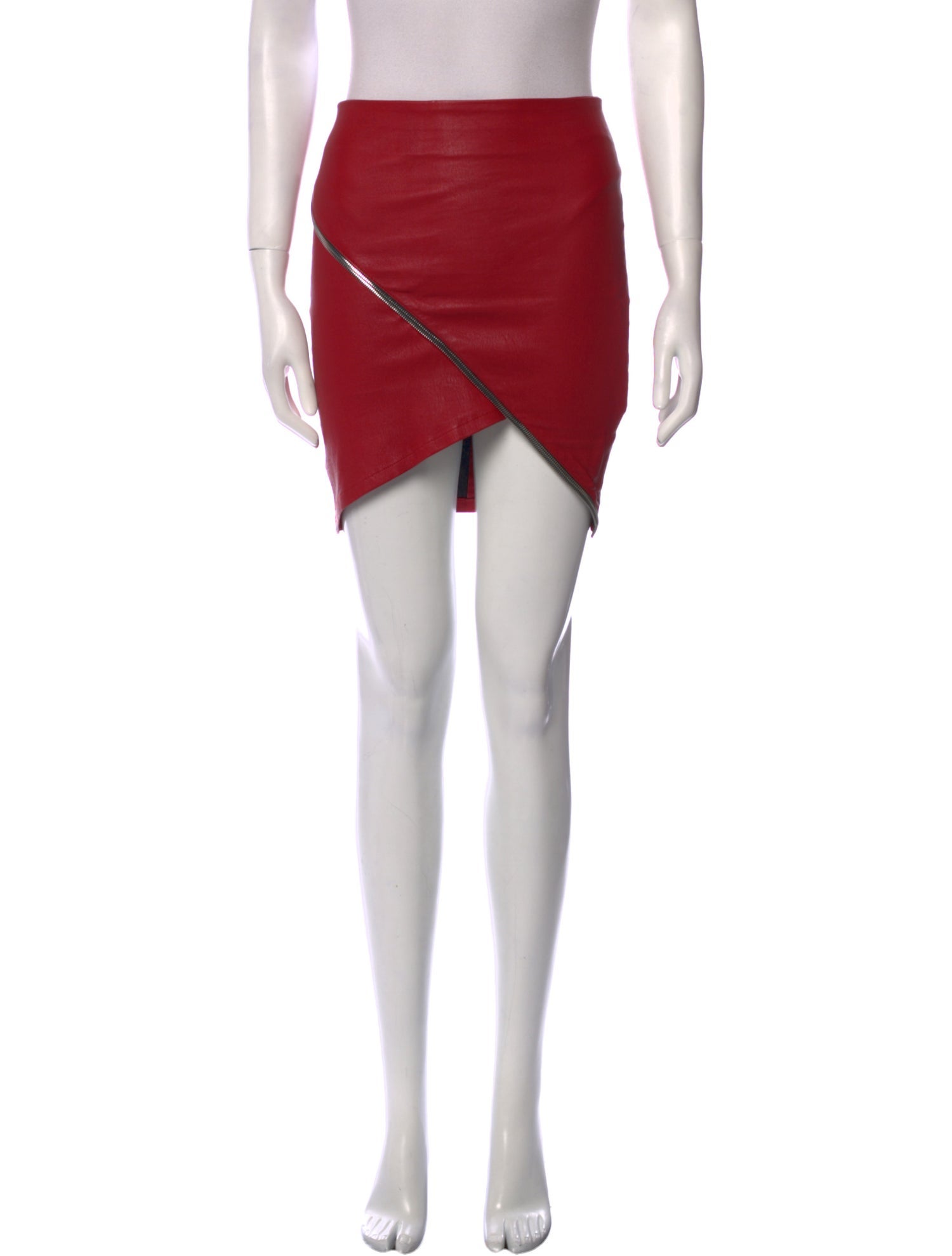 RtA Leather Mini Skirt