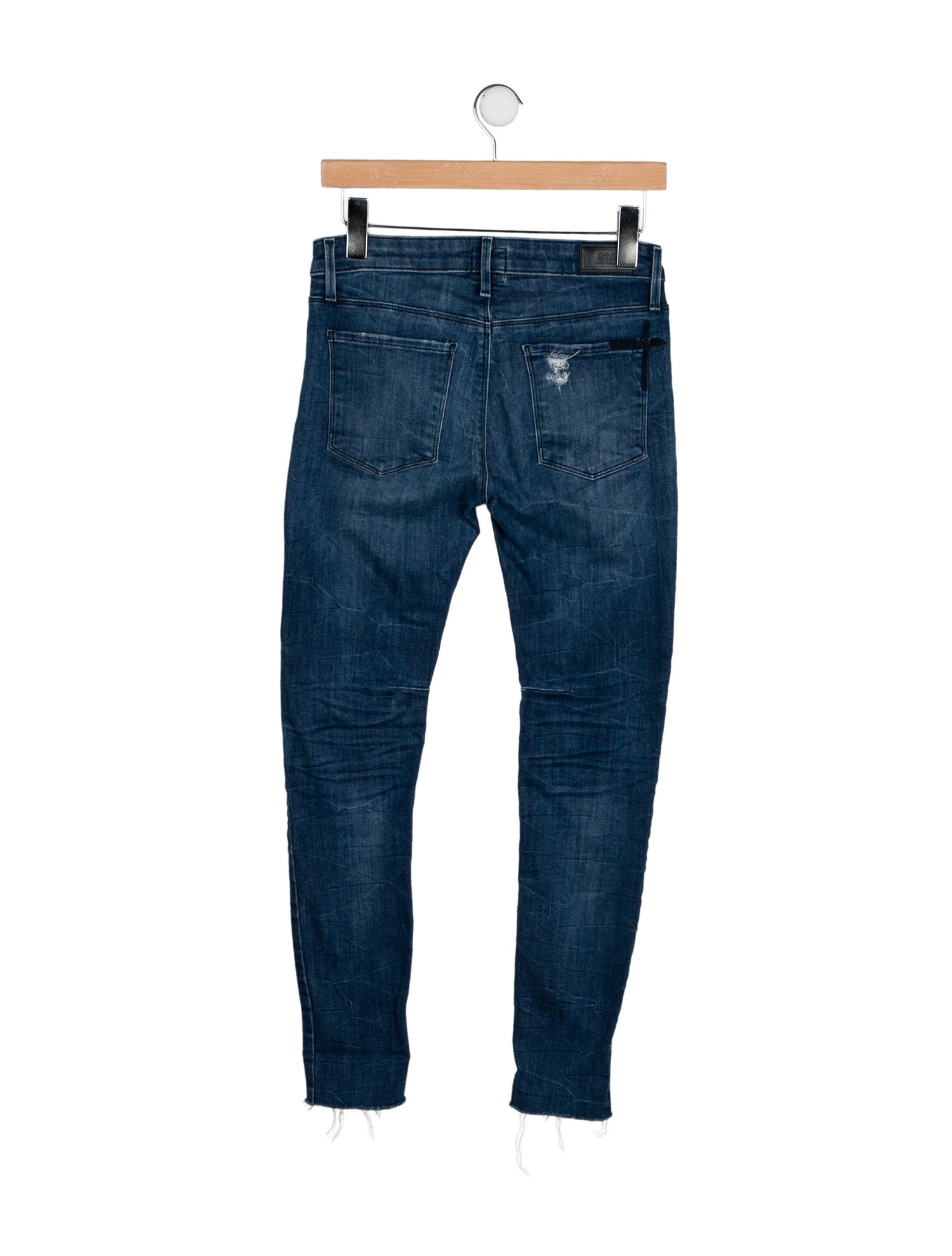 RtA Low-Rise Skinny Leg Jeans