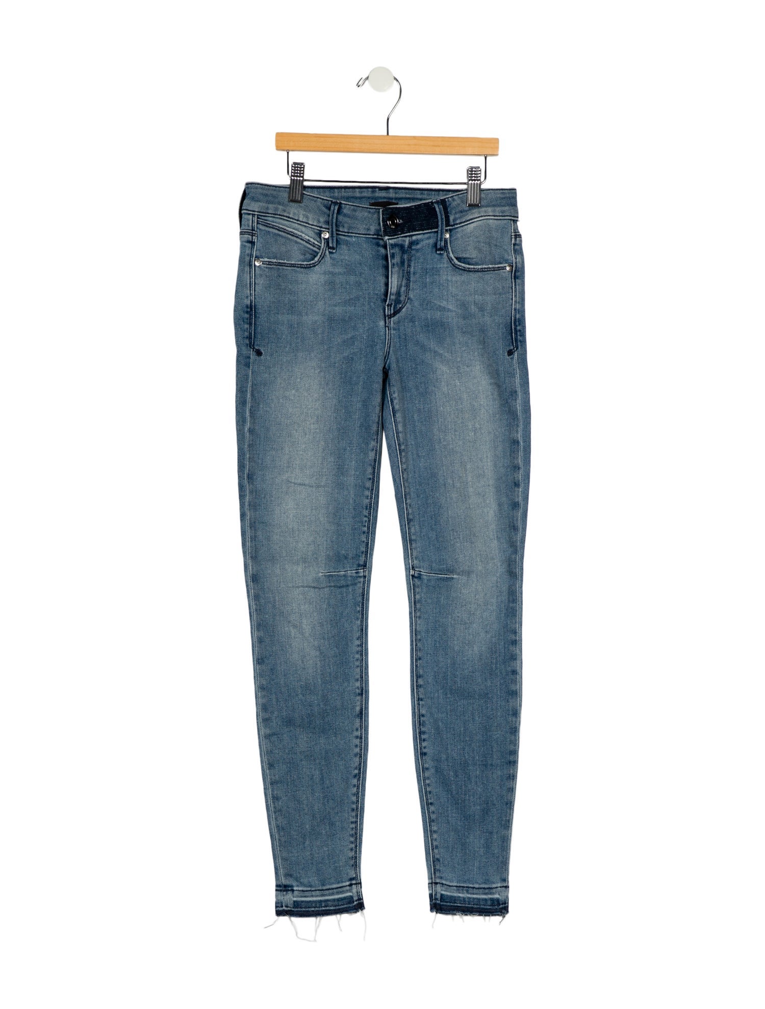 RtA Low-Rise Skinny Leg Jeans