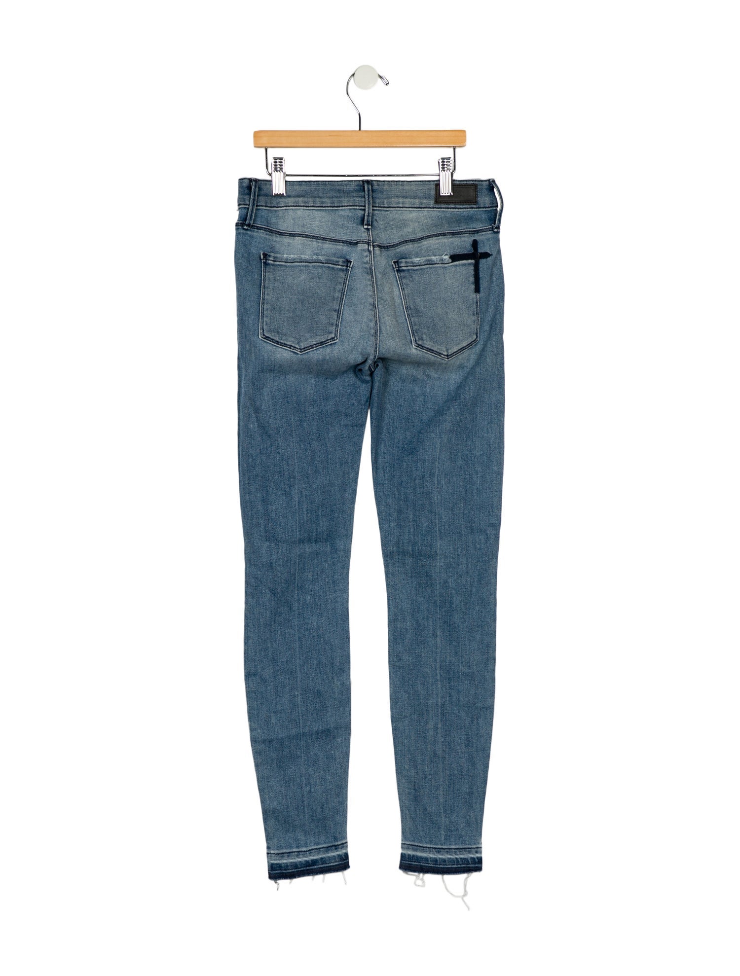 RtA Low-Rise Skinny Leg Jeans