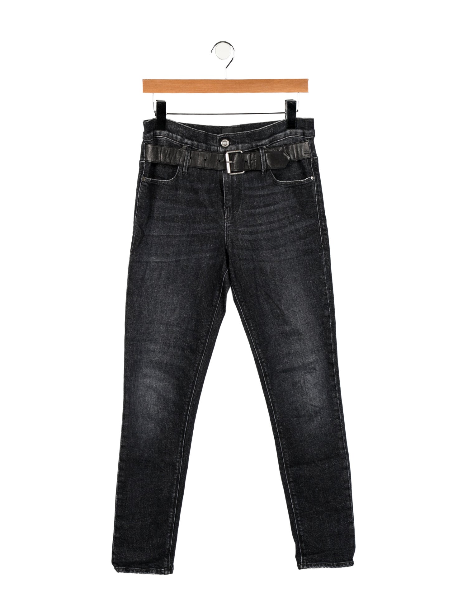 RtA Mid-Rise Straight Leg Jeans